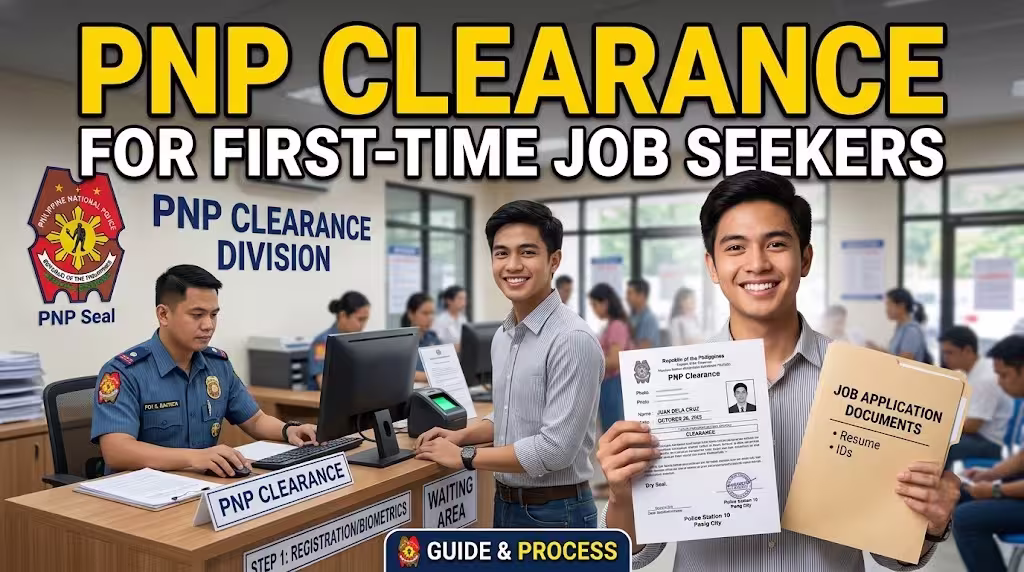 PNP Clearance for First-Time Job Seekers